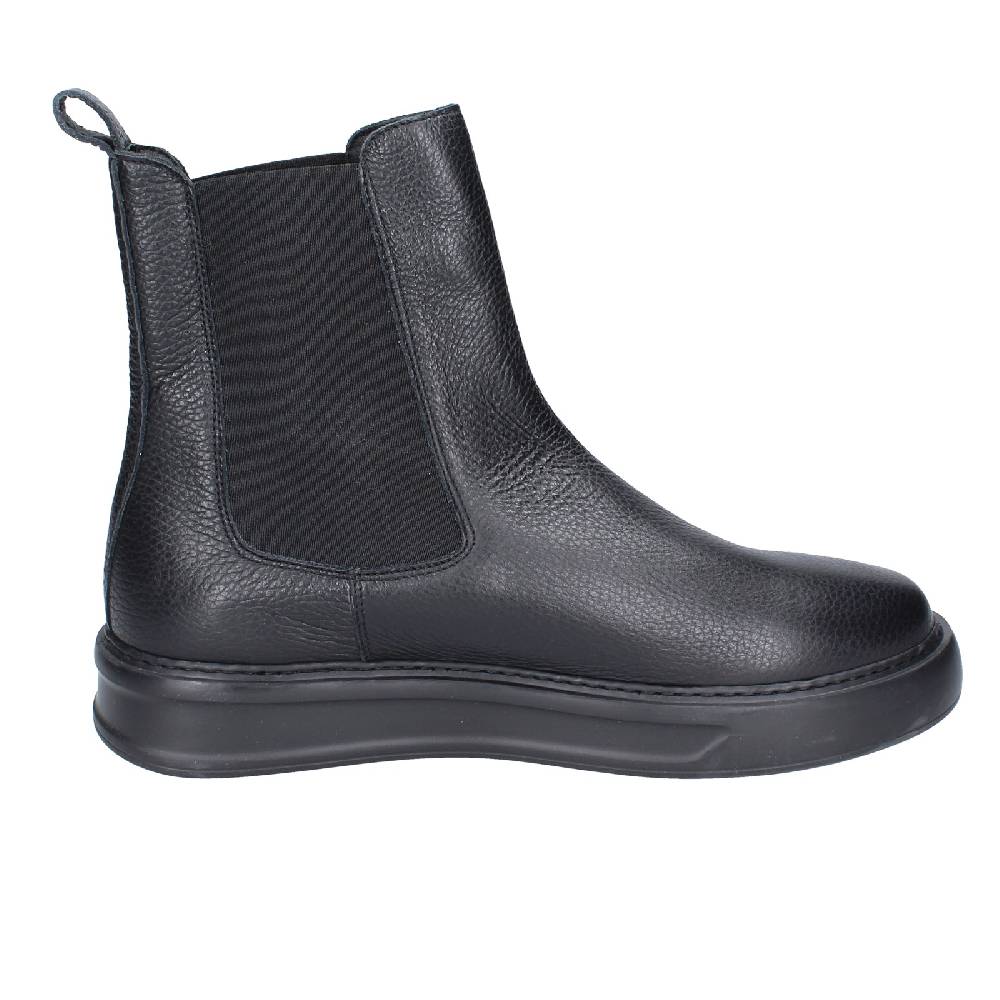 scarpe uomo STOKTON stivaletti nero pelle EX43 Shopping Online