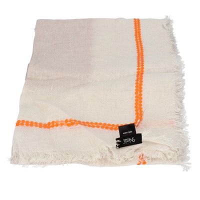 pareo donna NALI' beige lino arancione AF442 Convenienza