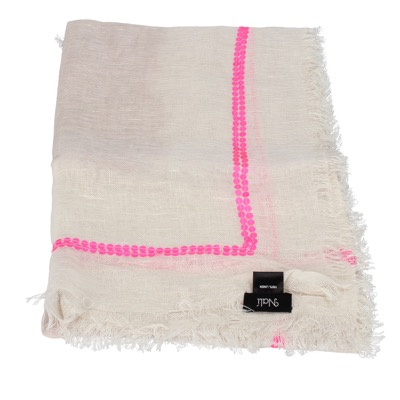 pareo donna NALI' beige lino rosa AF443 Novità