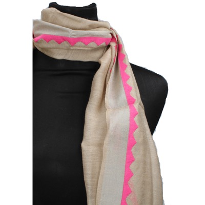 pareo donna NALI' beige seta rosa AF446 Offerta