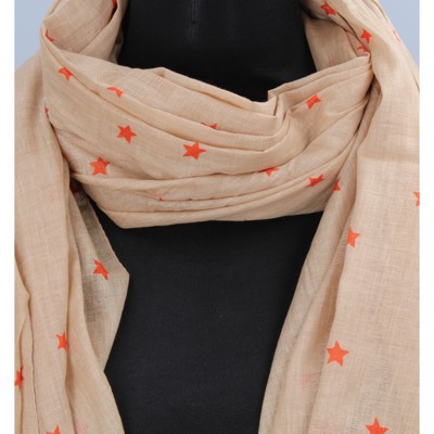 pareo donna NALI' beige cotone arancione AF422 Hotsell