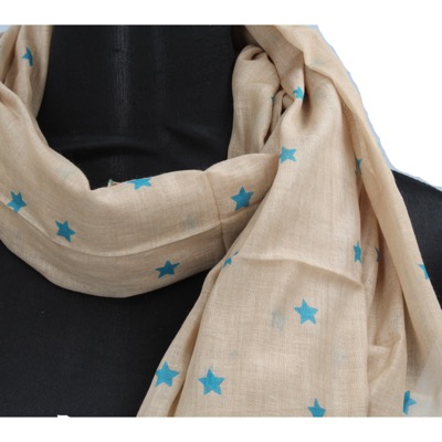 pareo donna NALI' beige cotone verde AF423 Vendita Calda