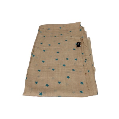 pareo donna NALI' beige cotone verde AF423 Vendita Calda