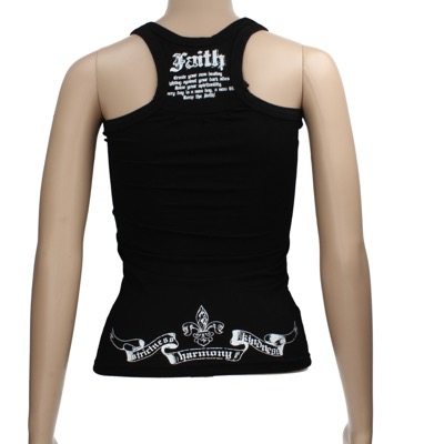 canotta donna FAITH CONNEXION tg. S nero viscosa AR290 Italia