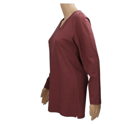 maglia donna GENTRY PORTOFINO viola cotone AM492 Spedizione Gratuita