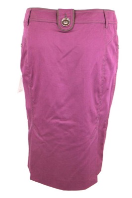 gonna donna MARIELLA ROSATI 42 viola cotone AM325 Negozi Online