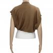 coprispalle donna PARADISO TERRESTRE S marrone cotone AN666