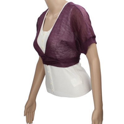 coprispalle donna 11.04 MILANO 42 viola acrilico AN798 Promozione Limitata