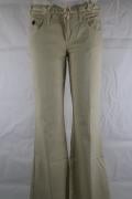 pantaloni donna FRANKIE MORELLO 30 beige cotone AM366