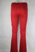 pantaloni donna JECKERSON rosso cotone AM195 Outlet