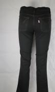 pantaloni donna JECKERSON 26 nero cotone AM197 In Vendita