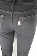 pantaloni donna JECKERSON 26 nero cotone AM197 In Vendita