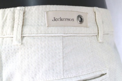 pantaloni donna JECKERSON 30 bianco crema cotone AS276 Hotsell