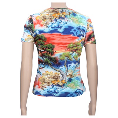 maglia donna AMERICAN ANGEL tg. S multicolor cotone AR285 Nuova