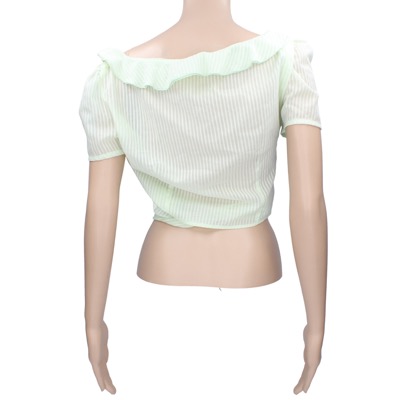 maglia donna ROCCOBAROCCO 42 verde poliestere cotone AP37 Moda