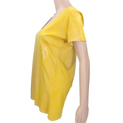 maglia donna ISHIKAWA tg. M giallo cotone AR113 2025