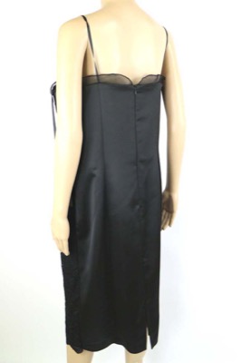 vestito donna ALTHEA 43 nero poliestere AM334 Qualità