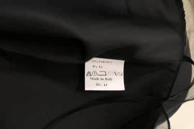 vestito donna ALTHEA 43 nero poliestere AM334 Qualità