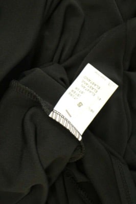 vestito donna BIANCOGHIACCIO S nero poliestere AM210 Pezzi Unici