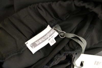 vestito donna BIANCOGHIACCIO 48 nero poliestere AM552 Soddisfazione Garantita