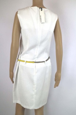 vestito donna BIANCOGHIACCIO 46 bianco poliestere AM280 Promozione Limitata