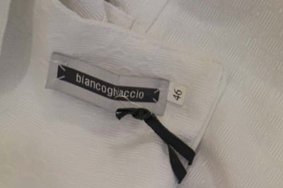 vestito donna BIANCOGHIACCIO 46 bianco poliestere AM280 Promozione Limitata