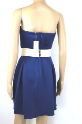 vestito donna KOCCA XS blu poliestere AM209 Fino Al -60%