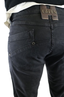 pantaloni uomo HEAVEN TWO 30 nero cotone AM476 Online