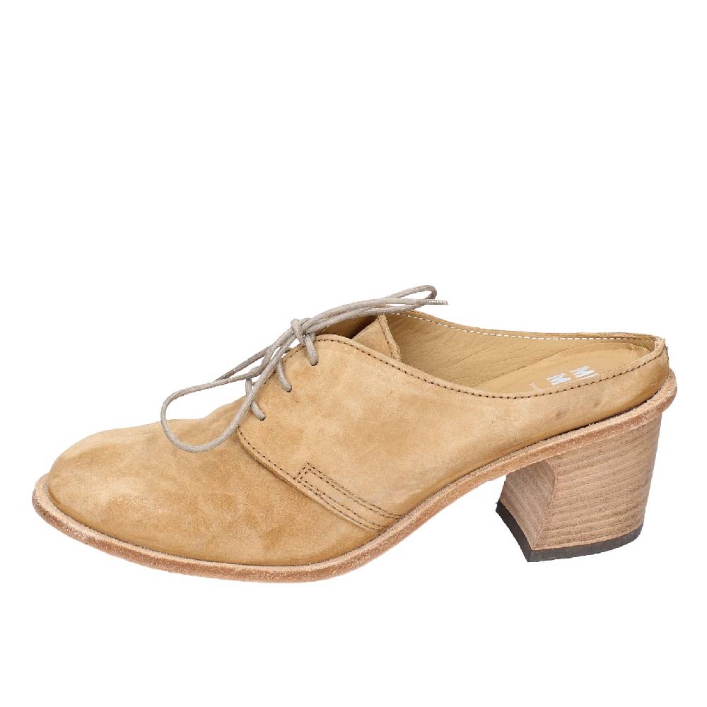 scarpe donna MOMA classiche marrone camoscio SABOT VINTAGE EX470 Vendite Flash
