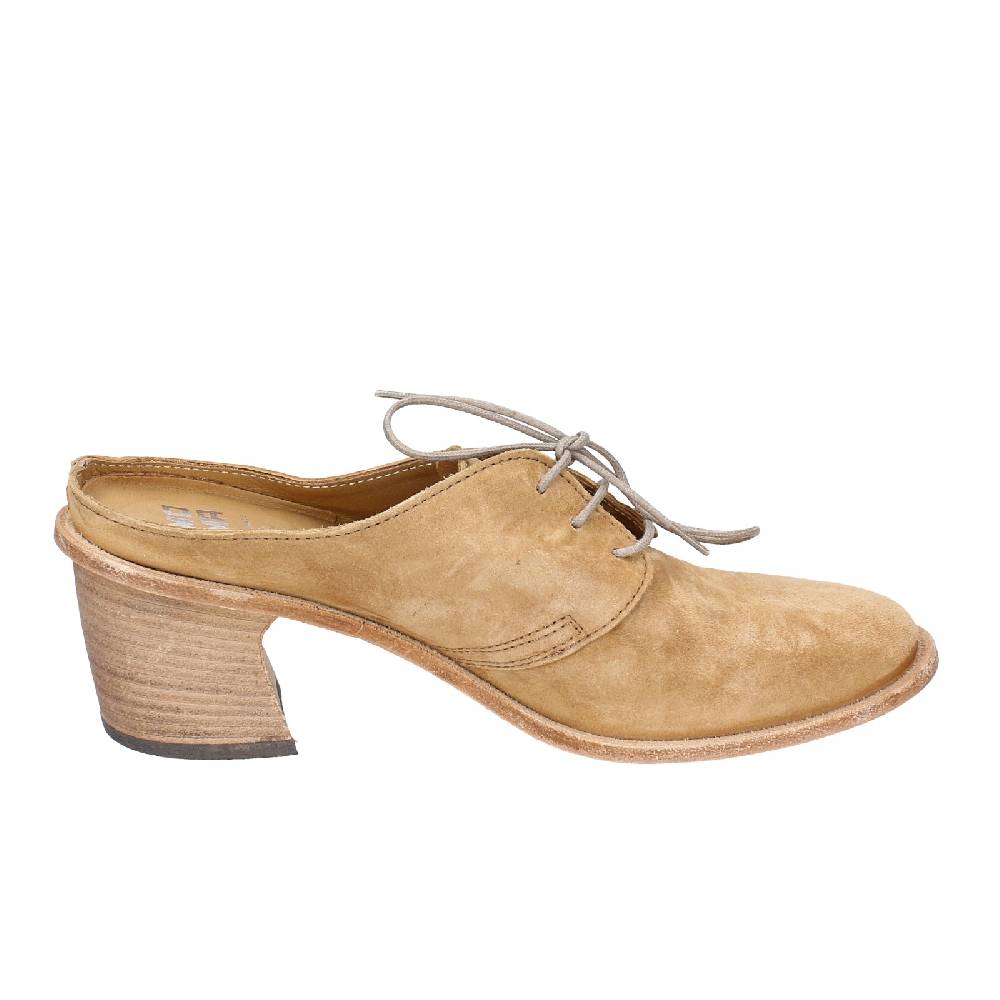 scarpe donna MOMA classiche marrone camoscio SABOT VINTAGE EX470 Vendite Flash