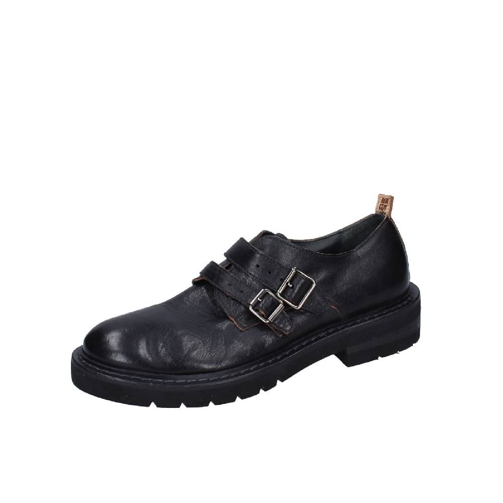 scarpe donna MOMA classiche nero pelle 84301F-VAR EY476