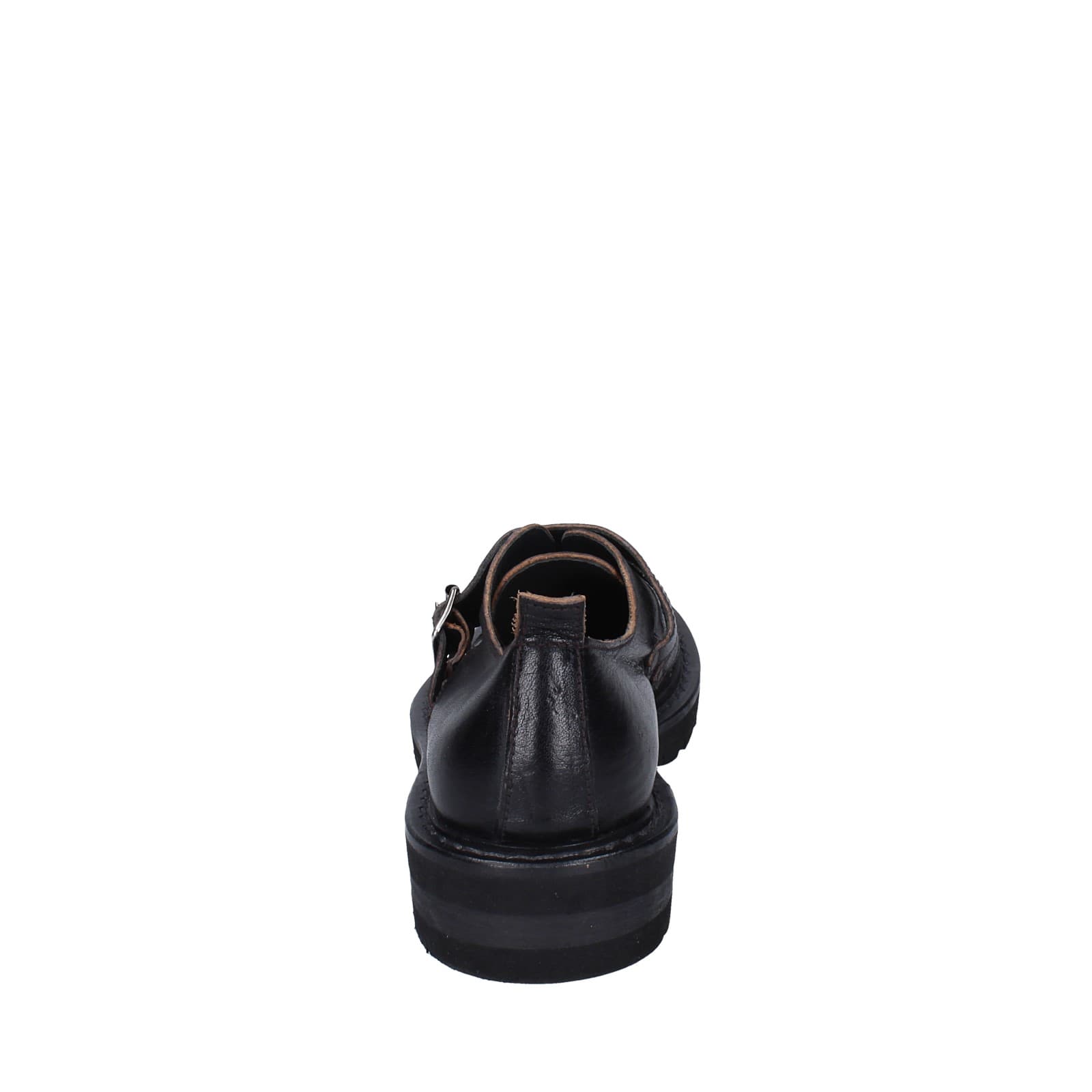 scarpe donna MOMA classiche nero pelle 84301F-VAR EY476 Moda
