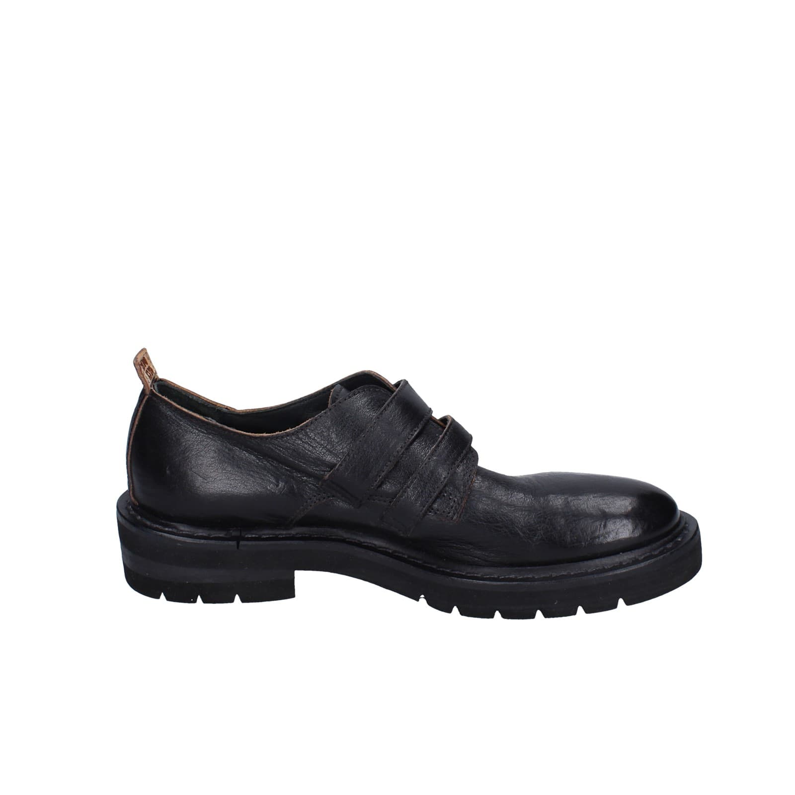 scarpe donna MOMA classiche nero pelle 84301F-VAR EY476 Moda