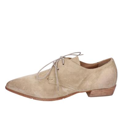 scarpe donna MOMA classiche beige camoscio BH329 Italy