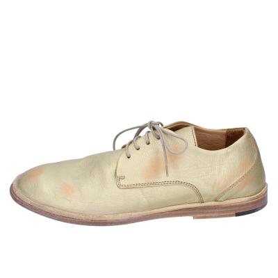 scarpe donna MOMA classiche platino pelle BE487 Nuovo