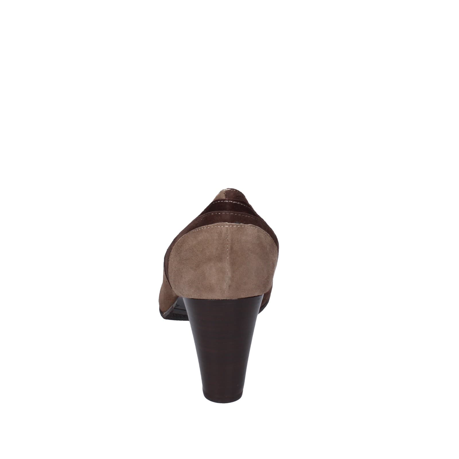 scarpe donna CONFORT decollete marrone camoscio EZ415 Affare Del Giorno