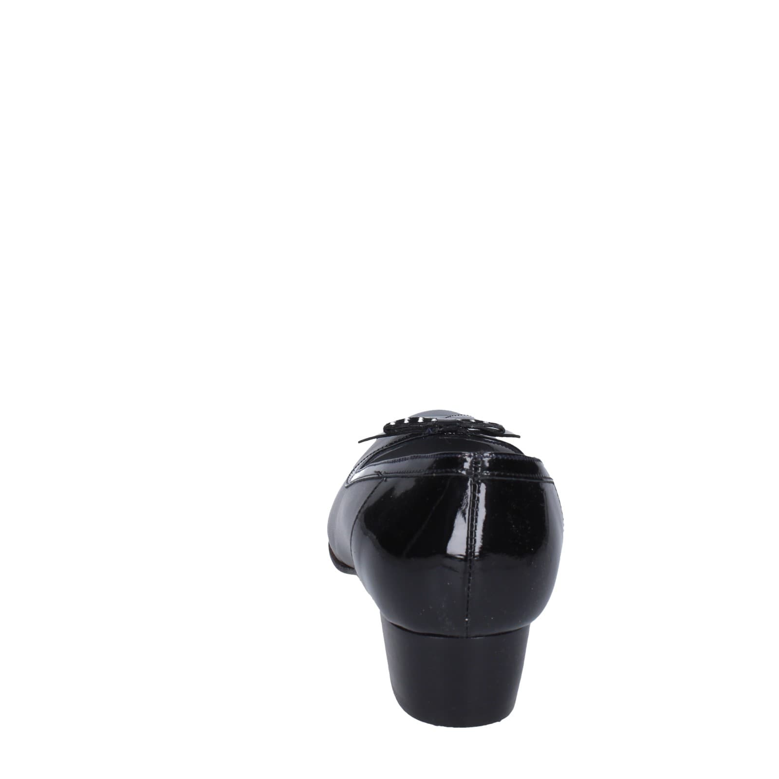 scarpe donna CONFORT decollete nero pelle vernice EZ398 Prezzo Ridotto