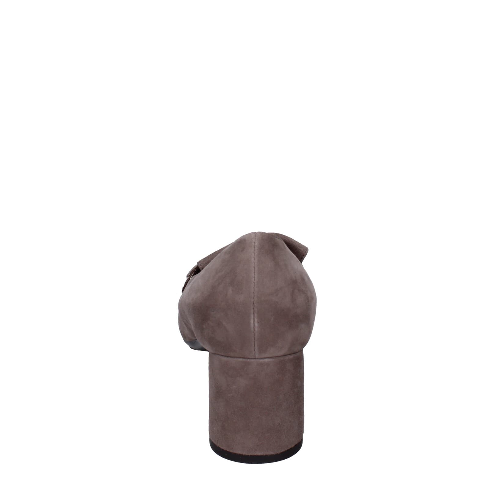 scarpe donna CONFORT decollete marrone camoscio EZ399 Sottocosto
