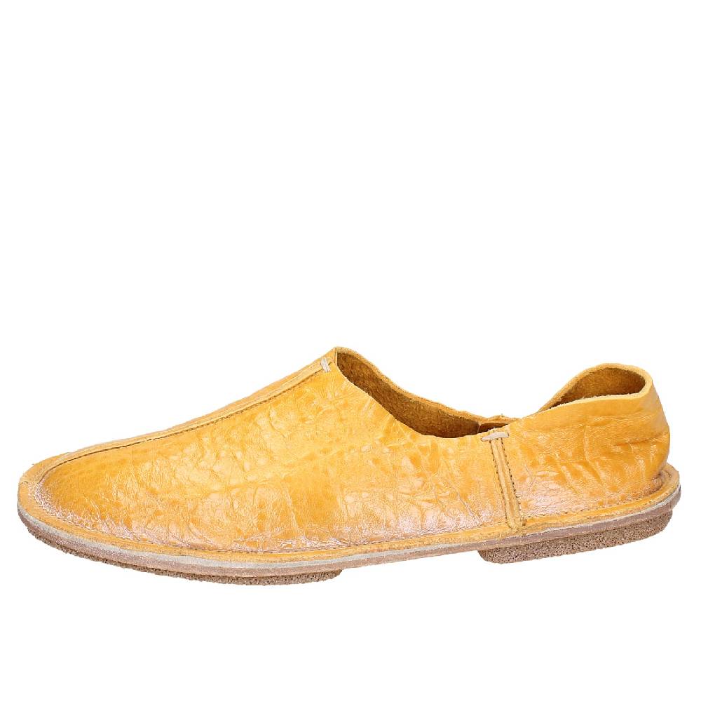 scarpe donna MOMA mocassini giallo pelle 1FS438 EY637 Comprare a buon mercato