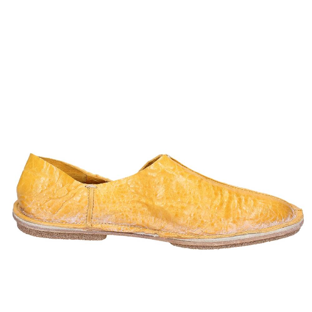 scarpe donna MOMA mocassini giallo pelle 1FS438 EY637 Comprare a buon mercato