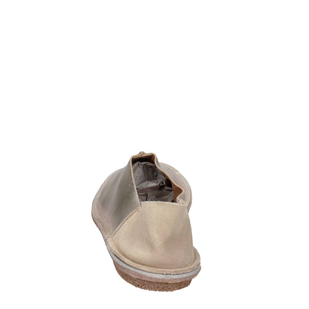 scarpe donna MOMA mocassini platino pelle 1FS438 EY636 Vendita Economica