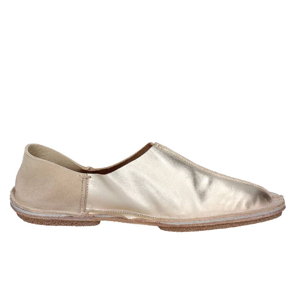 scarpe donna MOMA mocassini platino pelle 1FS438 EY636 Vendita Economica
