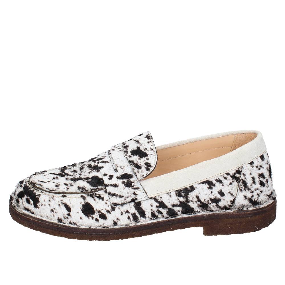 scarpe donna ASTORFLEX mocassini bianco cavallino nero camoscio EY780 I Più Venduti