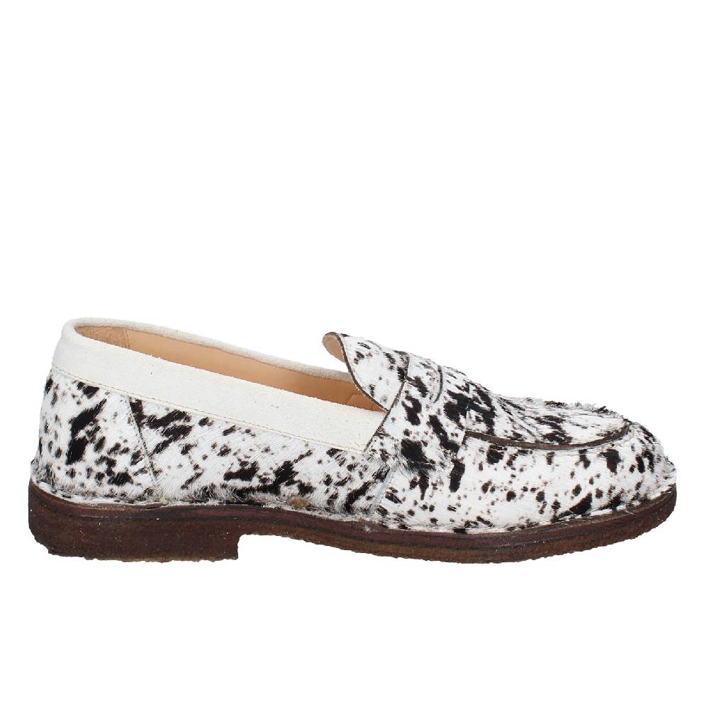 scarpe donna ASTORFLEX mocassini bianco cavallino nero camoscio EY780 I Più Venduti