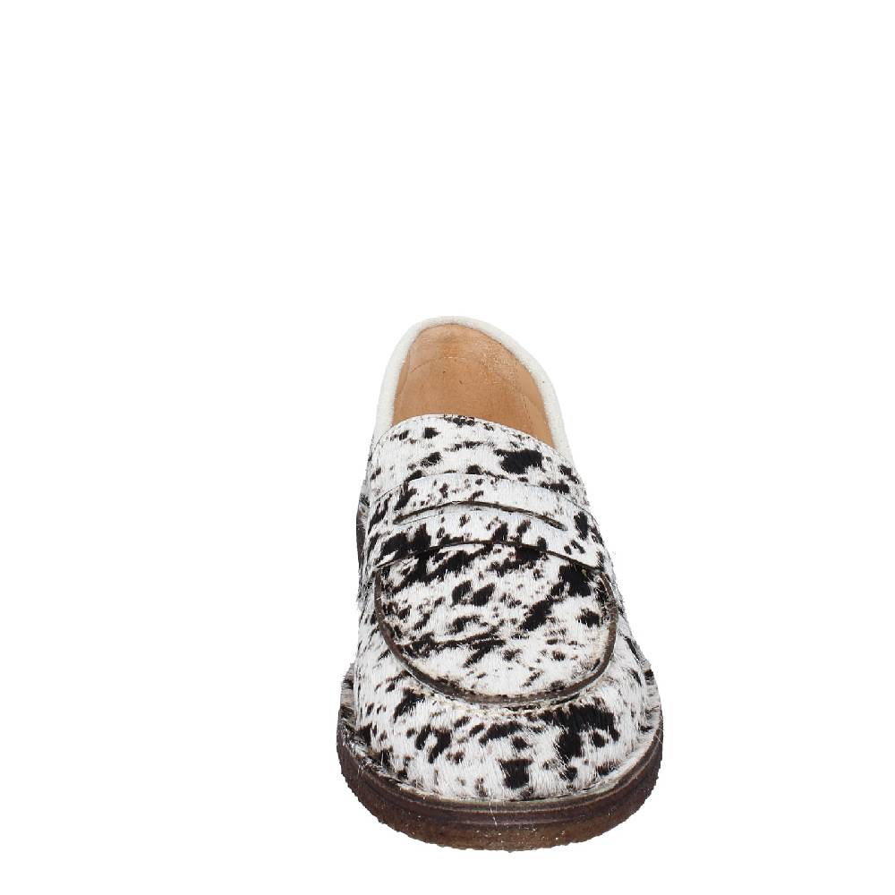 scarpe donna ASTORFLEX mocassini bianco cavallino nero camoscio EY780 I Più Venduti