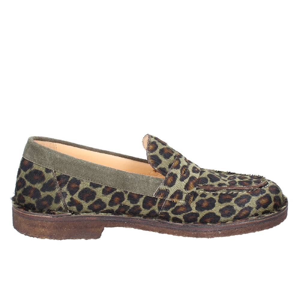 scarpe donna ASTORFLEX mocassini verde cavallino camoscio EY783 Vendite Flash