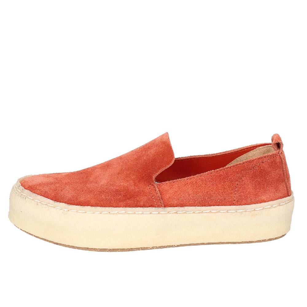 scarpe donna ASTORFLEX mocassini rosso camoscio EY838 Negozio