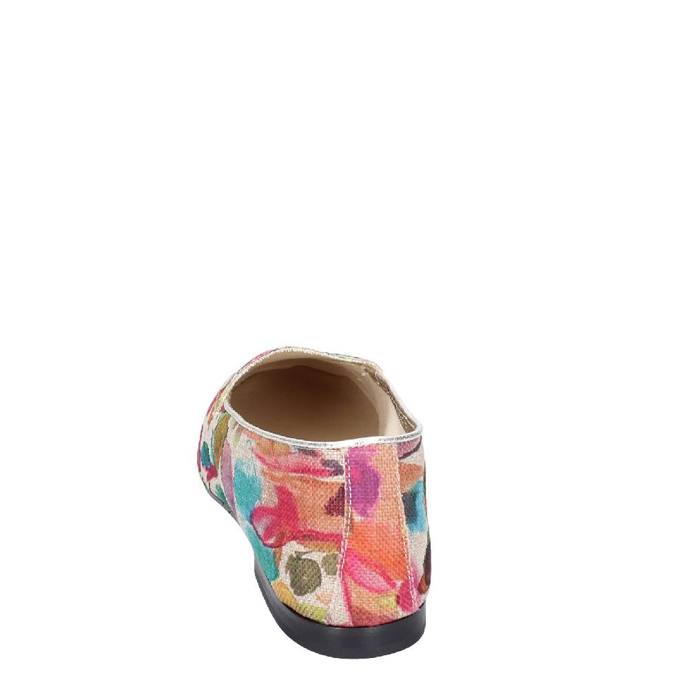 scarpe donna ANNIEL mocassini multicolore tessuto EY674 In Saldo