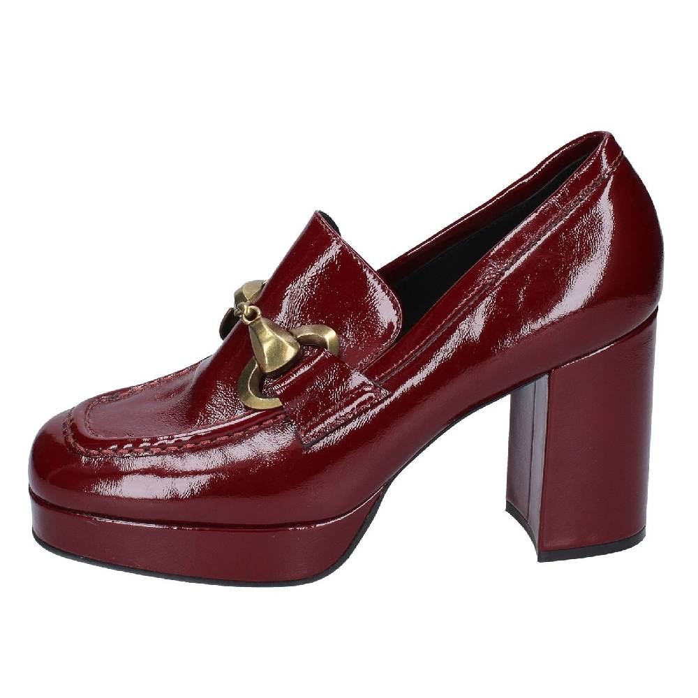 scarpe donna CARMENS mocassini bordeaux vernice EX181 Italy