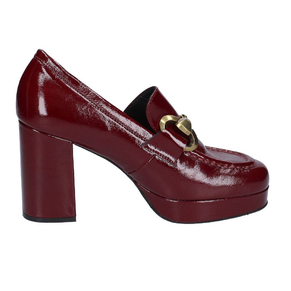 scarpe donna CARMENS mocassini bordeaux vernice EX181 Italy